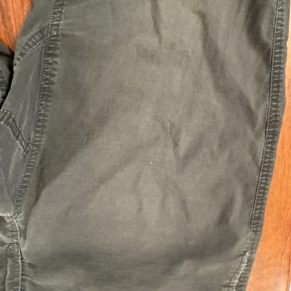 Vuori Ripstop Pants Sz L 32x30.5 Grey Ripstop Climber Hiking Drawstring Plz See
